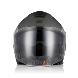ORIGINE 3/4 Open Face Motorcycle Helmet with Double Visor for Scooters, DOT Approved