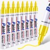 Yellow Paint Pen Permanent Paint Markers - 8 Oil Based