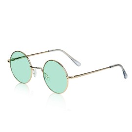SunnyPro Green Glasses St Patricks Day Green Sunglasses for Women Accessories 70s Round
