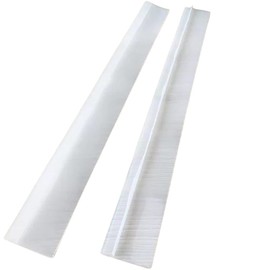 Set of 2 Kitchen Stove Counter Gap Cover Food Grade High Heat Resistant Bridge The Gap Between Stove And Counter Washer and Dryer (Frosted Clear)