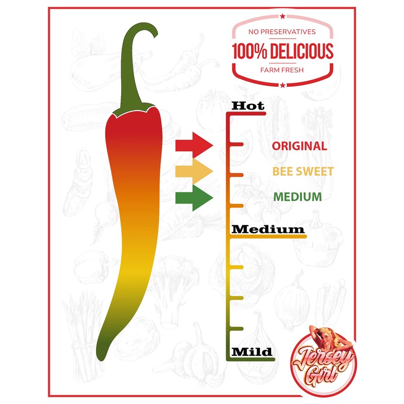 Jersey Girl Hot Sauce Co No Sodium/Salt Free - All