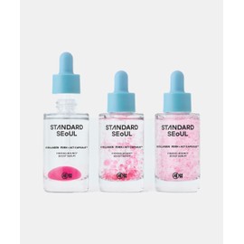 Standard Seoul [3 PACK] PDRN Elasticity / Vitamin Whitening / Hyaluronic Deep Moisture Bouncy Boost Serum 30ml
