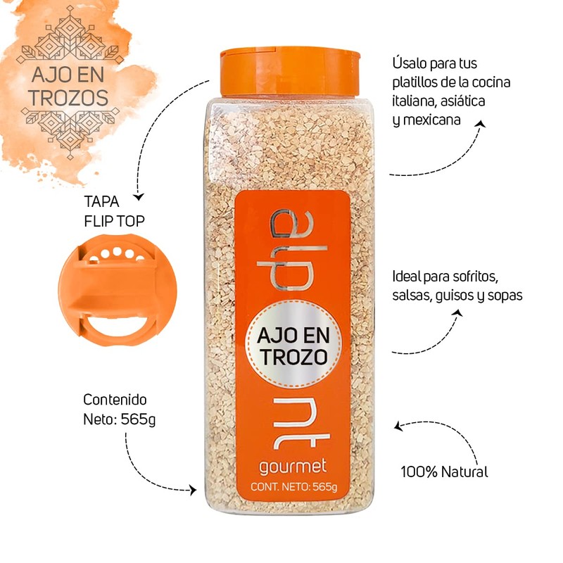 ALPONT GOURMET Ajo en Trozo, 565 g