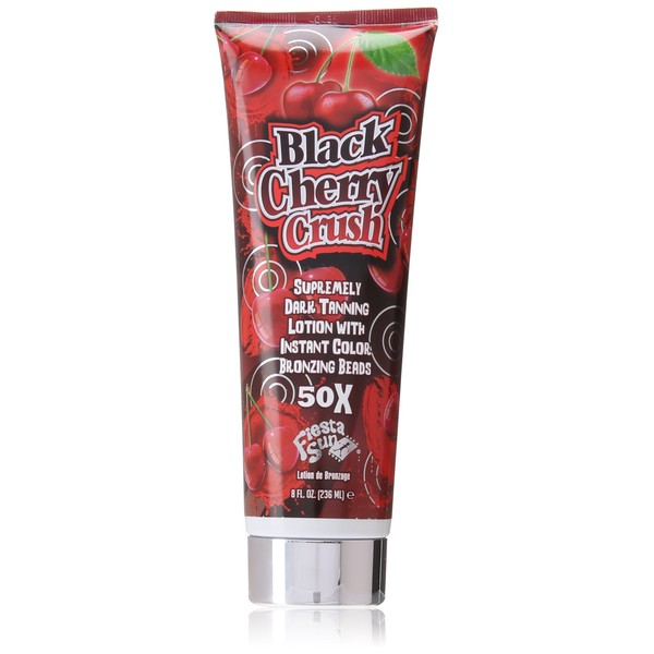 Fiesta Sun Black Cherry Crush Dark Supremely Dark Tanning Lotion with Bronzing Beads 236 ml