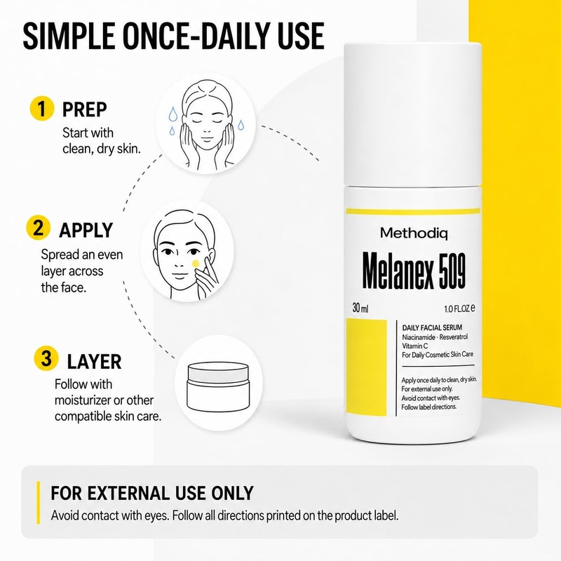 Melanex 509 Facial Serum with Niacinamide and Vitamin C, 30ml