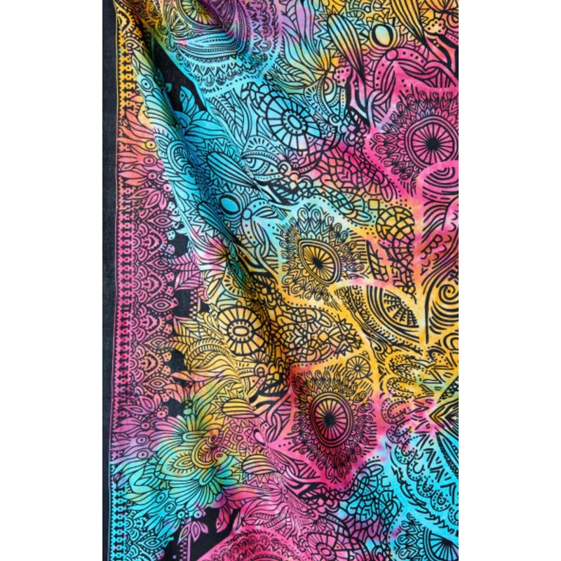 Original Kikan Tie Dye Mandala Tapestries Home Decor Wall Hanging