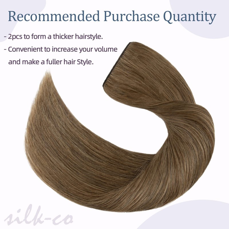 THD clip in extensions, real hair, 1 x 5 clips