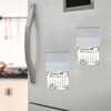 2026 Peel and Stick Calendar Stickers Hanging Mini Calendar Card