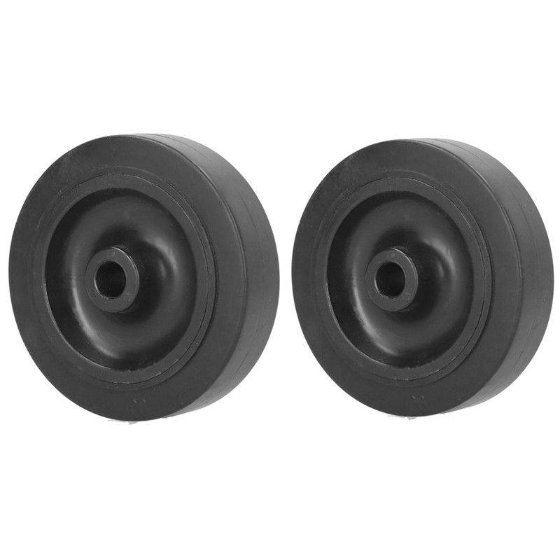 2Pcs Rubber Wheel 5kw-6.5kw Gasoline Engine Generator Mute Wheels Replacement