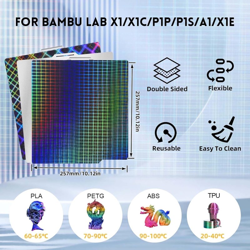 IdeaFormer IR3 Double Sided Smooth Rainbow Mesh + Rainbow Plaid
