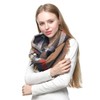 Belle Dame Plaid Tartan Infinity Loop Circle Scarves For Women