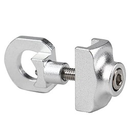 Bike Chain Tensioner Adjuster Tugs Bicycle Chain Bolt Single Speed Track Gear Bicycle Chain Tensioner, Silver