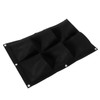 3Pcs 6 Pocket Plant Growing Bag Degradable Wall Hanging Felt