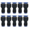 zjxed 1/4" OD x 3/8" OD Pneumatic quick Connector Push