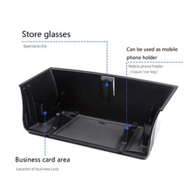 Lotcesfun Interior Storage Box Center Console Organizer Tray Compatible with Land Rover Parts Defender 90 110 130 2023 2022 2021 2020 Better Storage of Personal Belongings