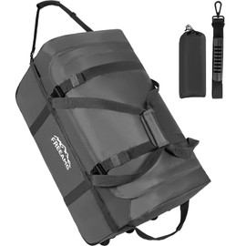 FREEAMG 30 Inch Rolling Duffel Bag with Wheels And Handle Large Foldable Travel Duffle Bag for Travel, Camping, Outdoors