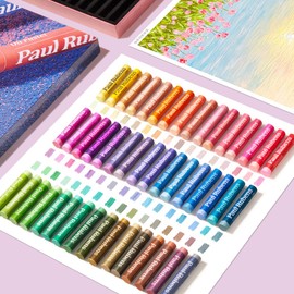 Paul Rubens Oil Pastel Soft Pastel Oil Pastel Painting Supplies Drawing Set for Sketching, Painting, Oil Painting and Coloring (50 Colors / 51 Pieces)