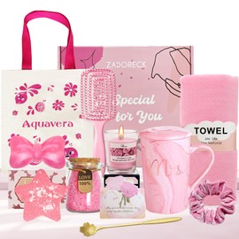 Self Care Package Get Well Soon Gifts Basket for Women,Spa Gifts With Canvas Bag,Birthday Gifts for Women Thinking of You Gifts,Anniversary Valentines Christmas Gifts for Mom Sister Wife Friends