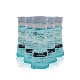 20 ml Elite Selection London Bath & Shower Gel Bottle - Easy To carry, Eurosplash Amenities Hotel B&B Guest House Gym Travel (Pack Of 25)