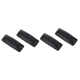 Gatuida 4pcs Headband Cushions for Smooth Impact Resistant Black Headset Beam Pads for Comfortable Listening