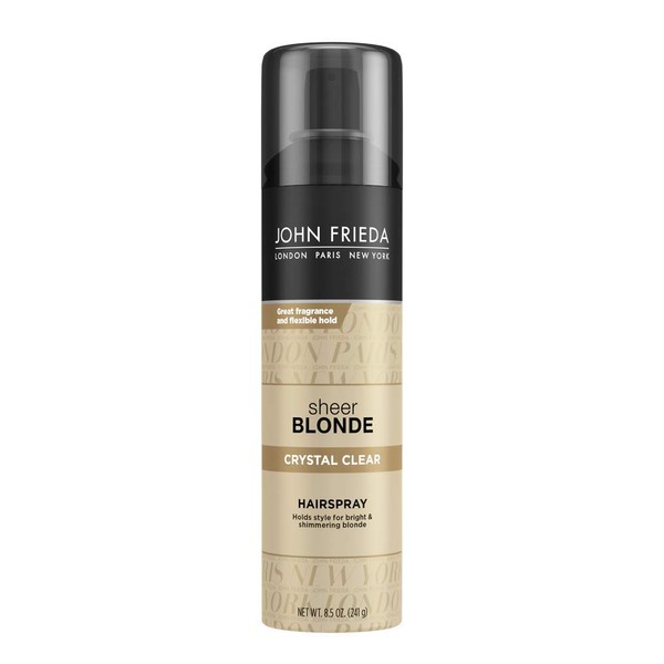 John Frieda Sheer Blonde Crystal Clear Hairspray, 8.5 Ounces