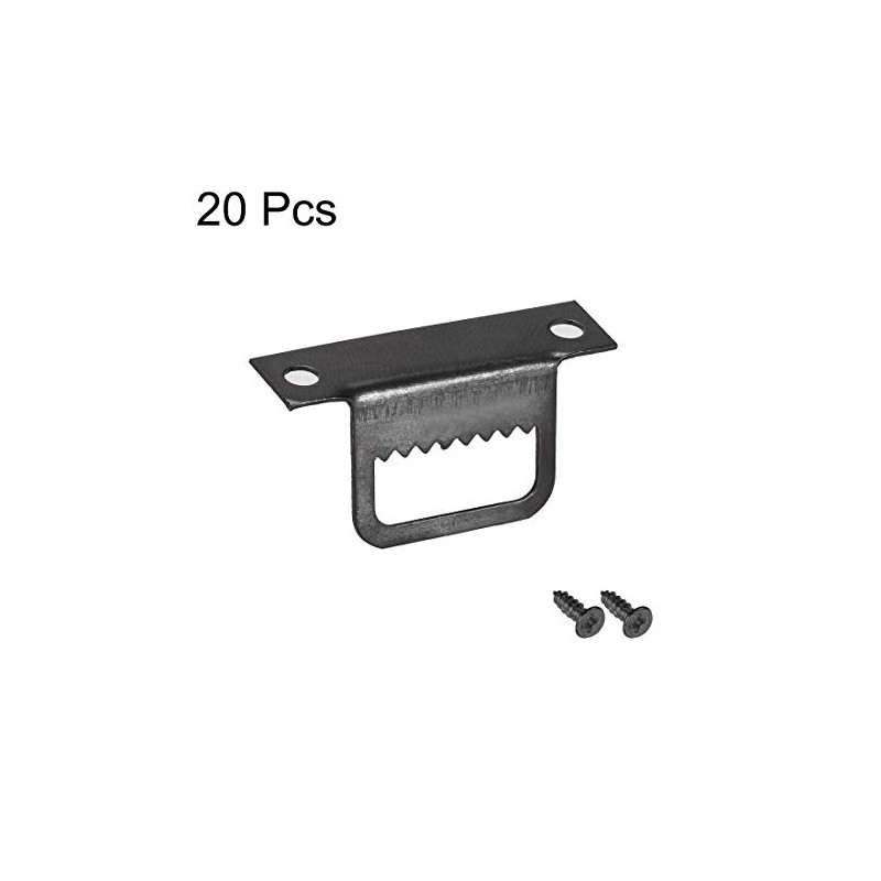 uxcell Picture Hangers, 1 1/4 Inch L Shape Double Hole