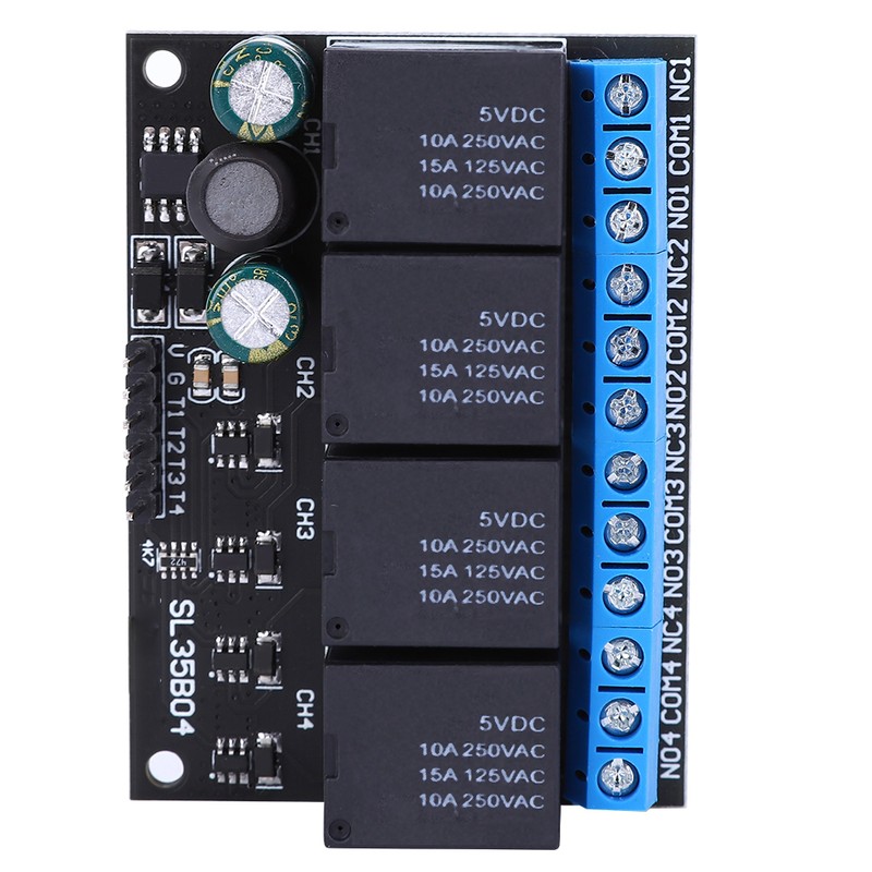 SL35B04 12V 4 Channel Relay Module Bistable Self Locking Relay