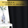 NICETOWN Black Curtain Drape for Bedroom - Light Reducing Thermal