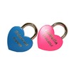 Family Lock Love Lock Heart Large + Small in Red,