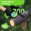 DEHANTOOLS 6 Inch Mini Cordless Chainsaw Brushless Electric Chain Saw
