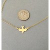 Dove Bird Gold Fill Necklace also in Silver and Rose
