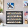 Military Challenge Coin Holder Display 16x12 Inch, Solid Pine Coin