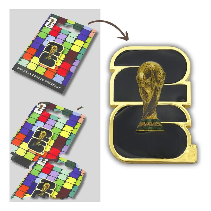 5pzs Pin Metalico World Cup 2026 Coleccionable Especial
