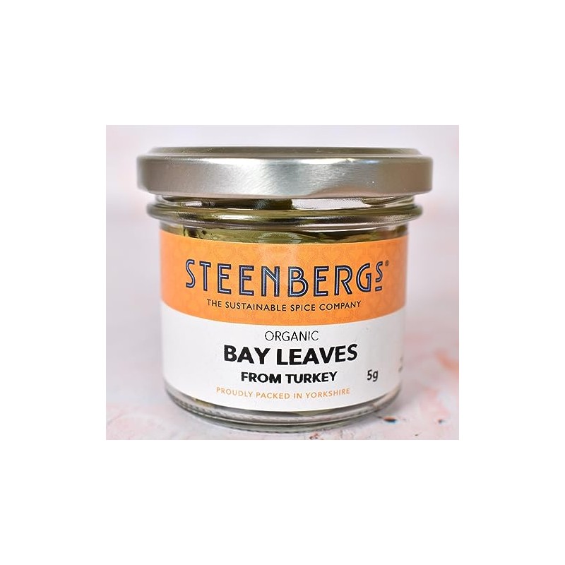 Steenbergs Organic Bay Leaves Dried Standard Jar - 5g