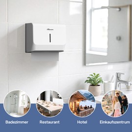 PLUSSEN Paper Towel Dispenser White 6006