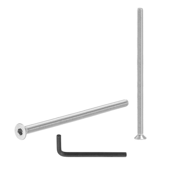 PATIKIL M3 x 70 mm Flat Head Socket Cap Screws,