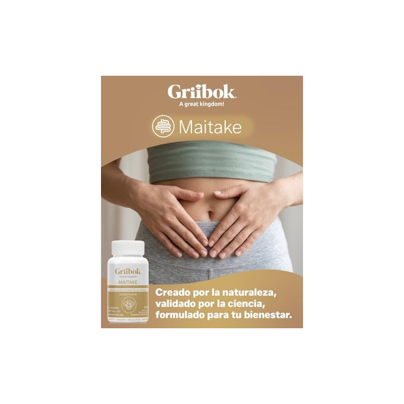 Griibok Hongo Maitake 90 cápusulas de 330 mg cu Orgánico
