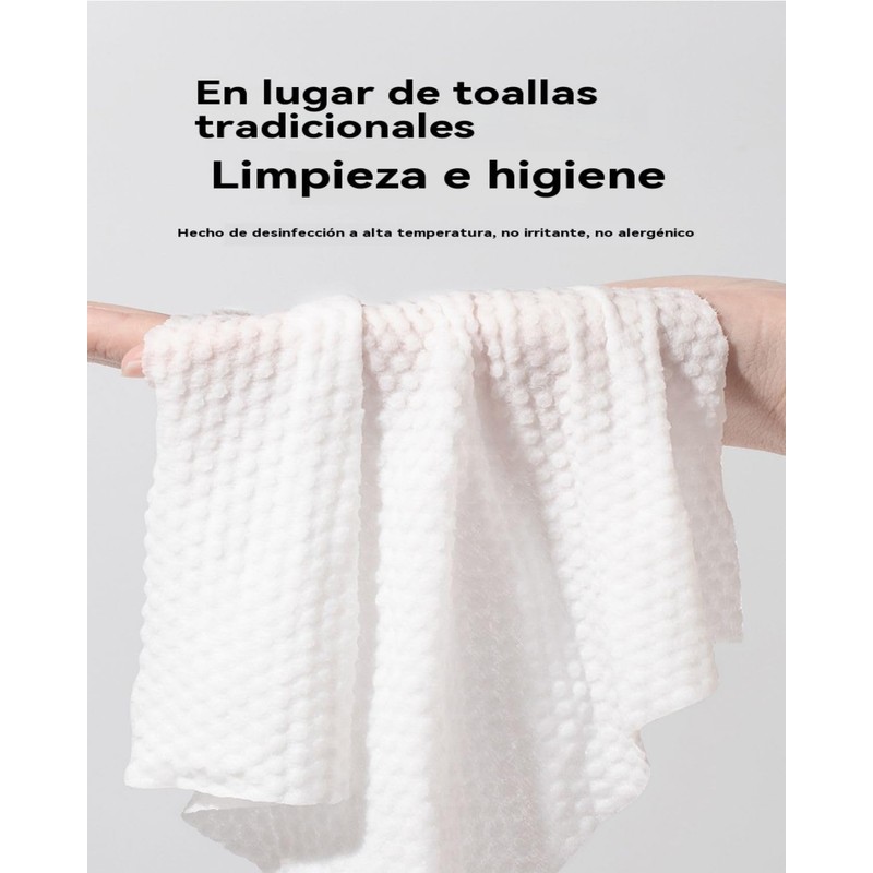 Disposable Face Wipes, 50 Pack, 20 x 20 Dry Wipes