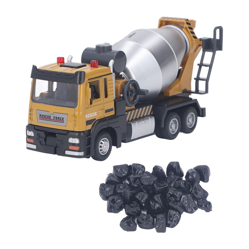 1:32 Scale Mixer Truck Toy 360 Degree Rotating Alloy Construction
