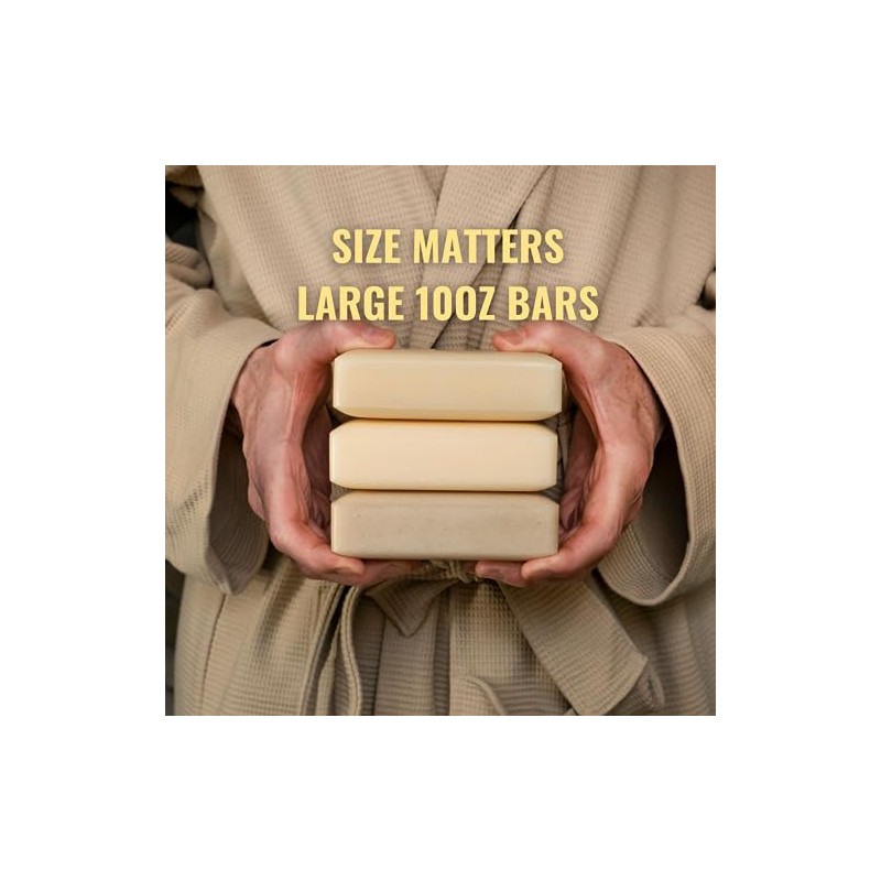 San Francisco Soap Company Deep Cleansing Man Bar, Silver Sage