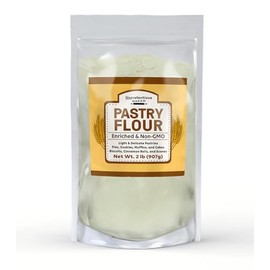 Unpretentious Pastry Flour, 2 lb, Non-GMO, Great For Flaky Pastries, Pies, Muffins, Biscuits