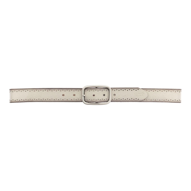 MUSTANG Women's Velour Belt, Dark Vanilla