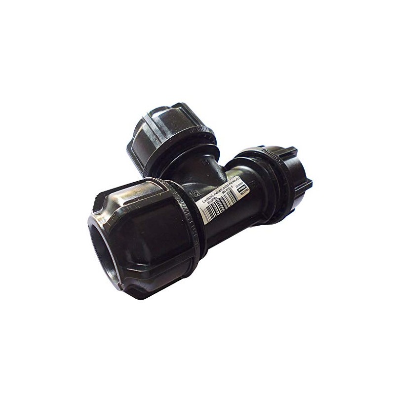 Philmac Metric/Imperial TEE Equal POL X POL 25mm / 3/4"