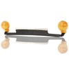 Straight Draw Double Anti Slip Wooden Handle Incisive Tungsten Steel