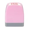PATIKIL Paid Notice Stamp Self Inking, Red Ink Office Stamps