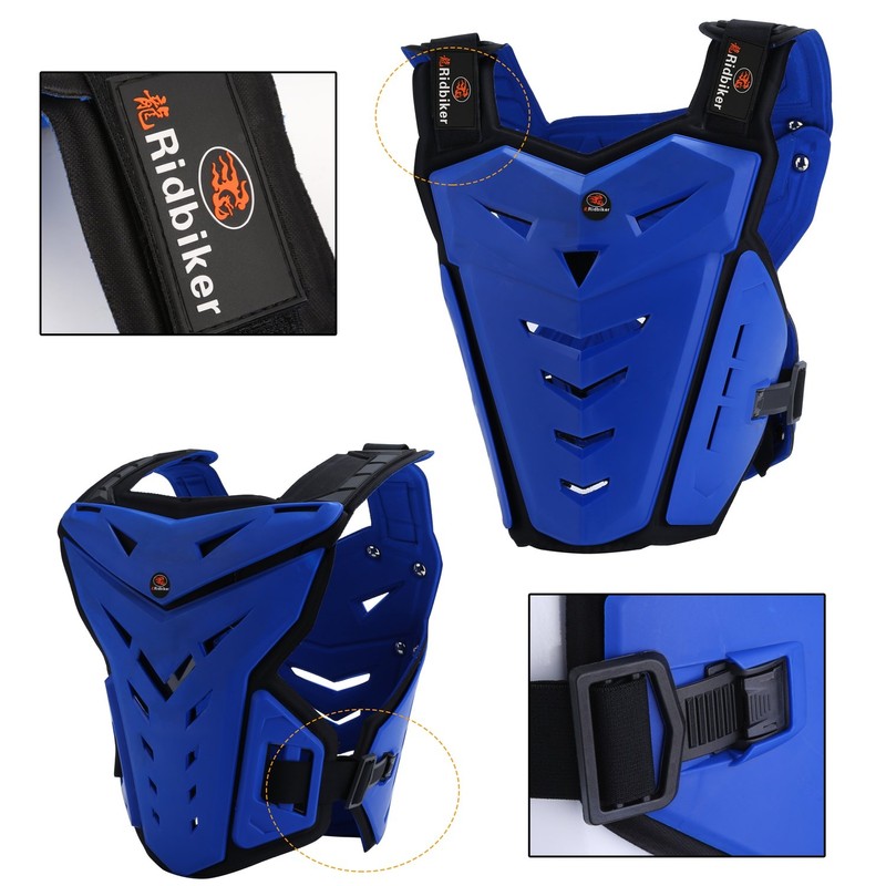 Motorcycle Body Armor Vest Dirt Bike Gear, Chest Protector Motocross