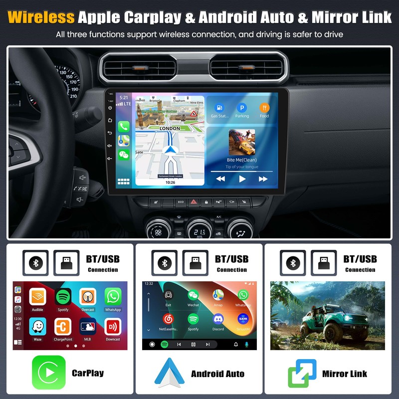 [4+64G] Android 13 Car Stereo for Nissan Juke 2011-2016 with