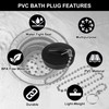 Fuyamp 2 Pcs Drain Stopper Sink Plug, Universal Bath Plug