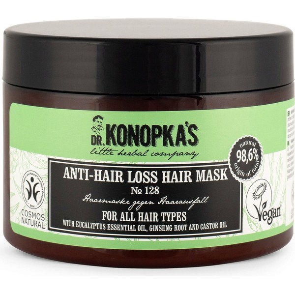 Dr. KONOPKA'S Nº128 Anti-Hair Loss Hair Mask , 300 ml
