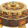 Trinket Incense Burner with Lid Handcraft Antique Polished Process for